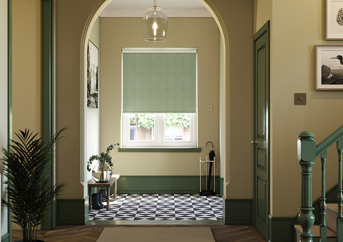 Modena (Blackout), Soft Green - Twist&Fit Roller Blind - Image 3